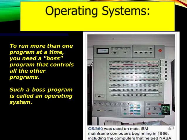 history and development of operating systems | PPT | Free Download