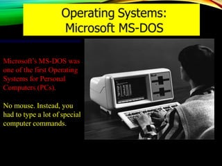 history and development of operating systems | PPTX