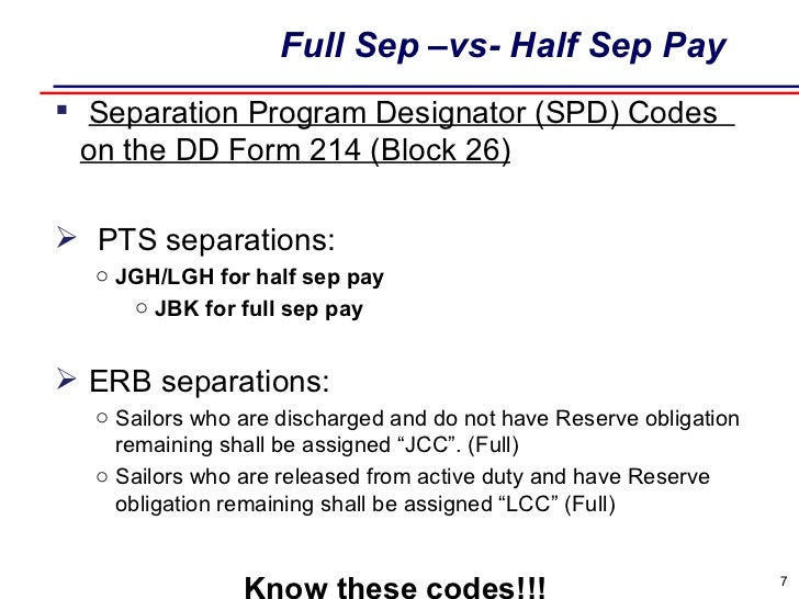 isp involuntary separation pay training presentation isp full form