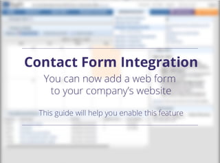 iSqFt - Contact Form Integration