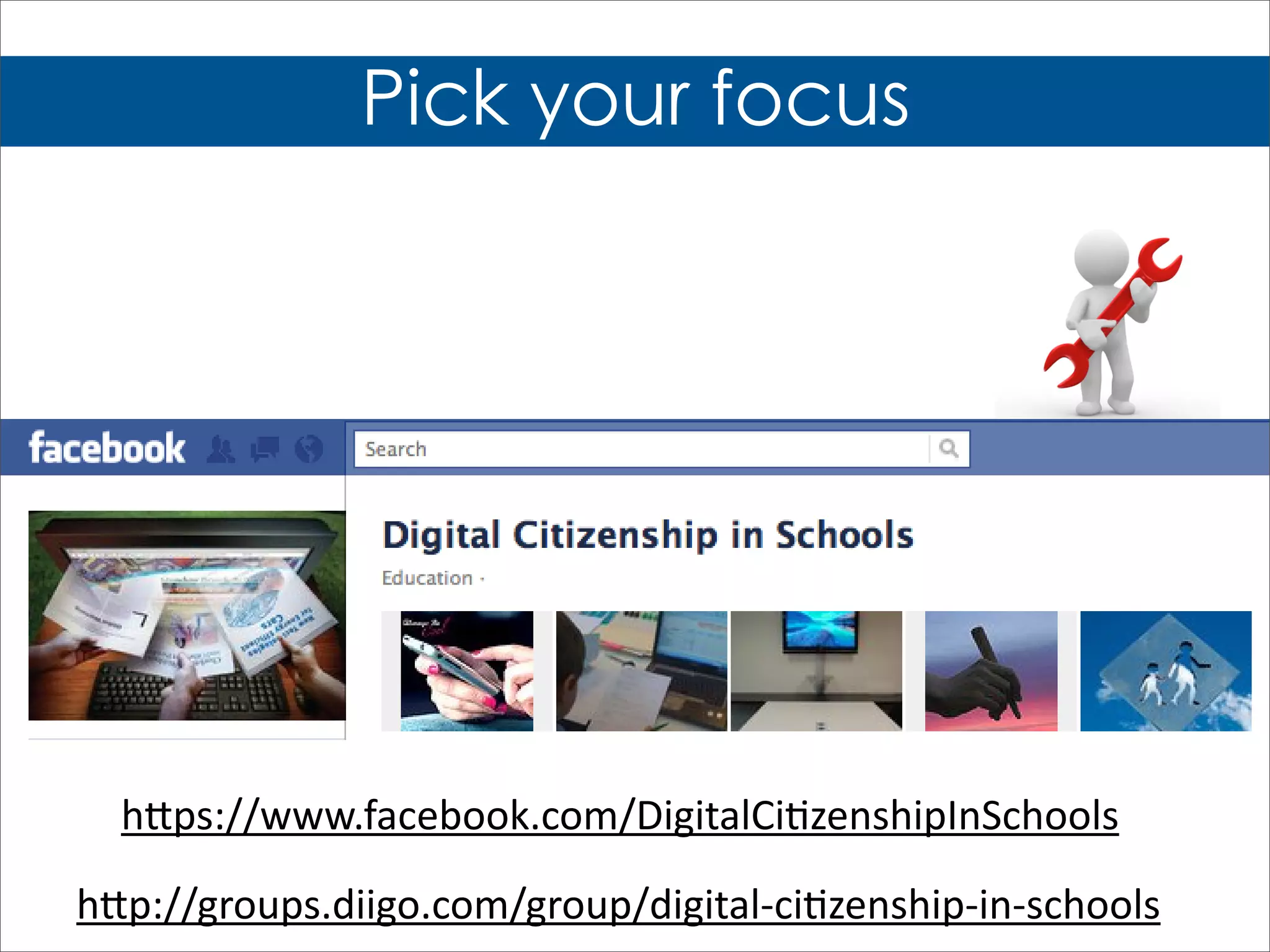 Text




  hBps://www.facebook.com/DigitalCiYzenshipInSchools

hBp://groups.diigo.com/group/digital-­‐ciYzenship-­‐in-­‐schools
 