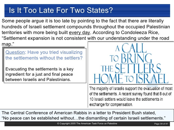 Israel Palestine 101