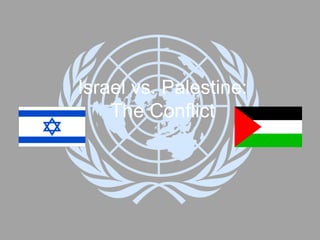 Israel vs. Palestine:
The Conflict
 