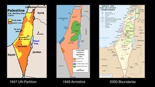 1947 UN Partition 1949 Armistice 2000 Boundaries
 