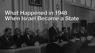 Israel-Palestinian Conflict | PDF