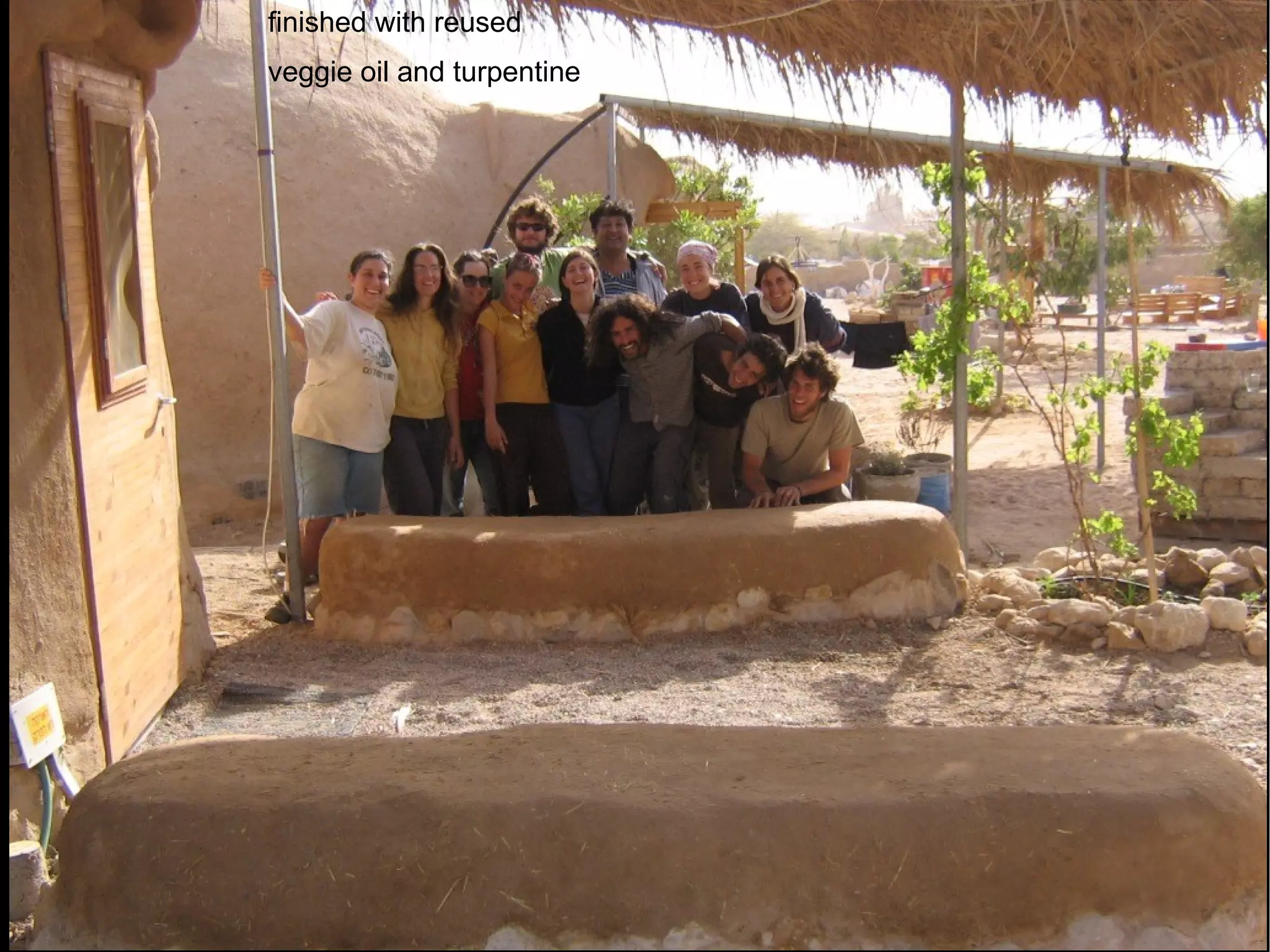 finished with reused  veggie oil and turpentine  