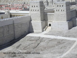 MAQUETA DE LA FORTALEZA ANTONIA
 