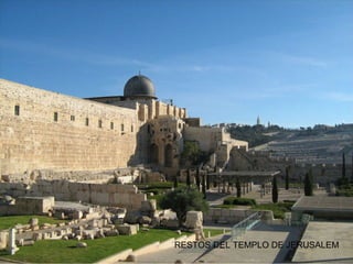 RESTOS DEL TEMPLO DE JERUSALEM
 