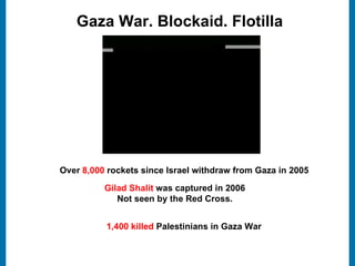 The Security Fence 2002  96-97% chain link fence. 3-4% wall–protection from sniper fire. Success of counterterrorism measures: 93% drop in total Israeli fatalities–2002-2006. 