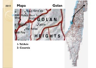 25/11 Golan
2- Cesareia
1-Tel Aviv
Mapa
 