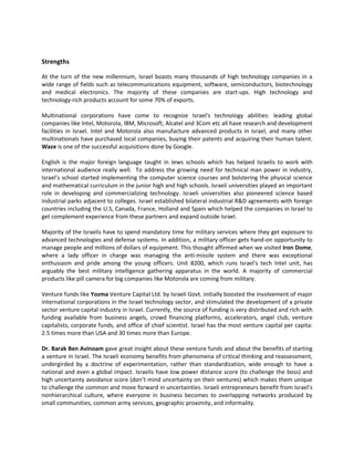 Israel Country Risk Analysis | PDF