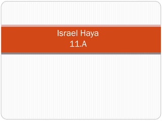 Israel Haya
11.A
 