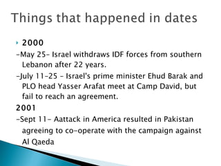 Israeli-Palestinian Conflict | PPT
