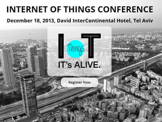 Israel's First Internet of Things Conference