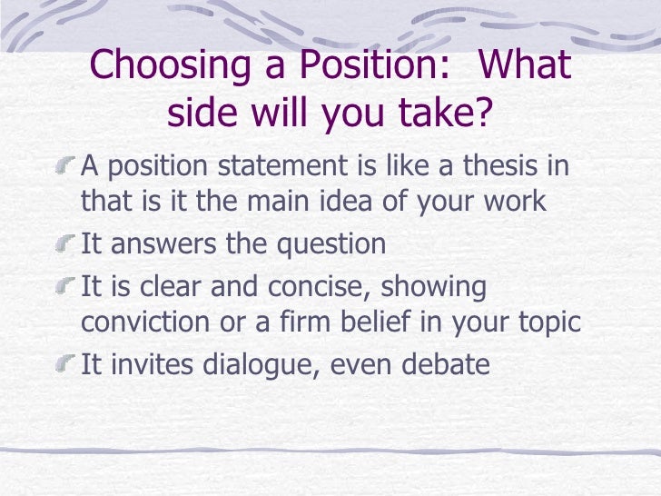 Israeli-palestinian conflict thesis statement