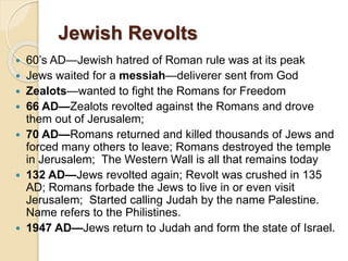 The Ancient Israelites | PPTX