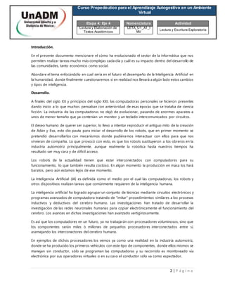 Curso Propedéutico para el Aprendizaje Autogestivo en un Ambiente
Virtual
Etapa 4: Eje 4 Nomenclatura Actividad
Lectura y ...