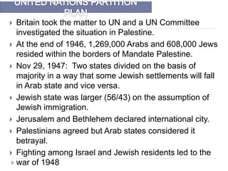 Israel palestine conflict | PPT