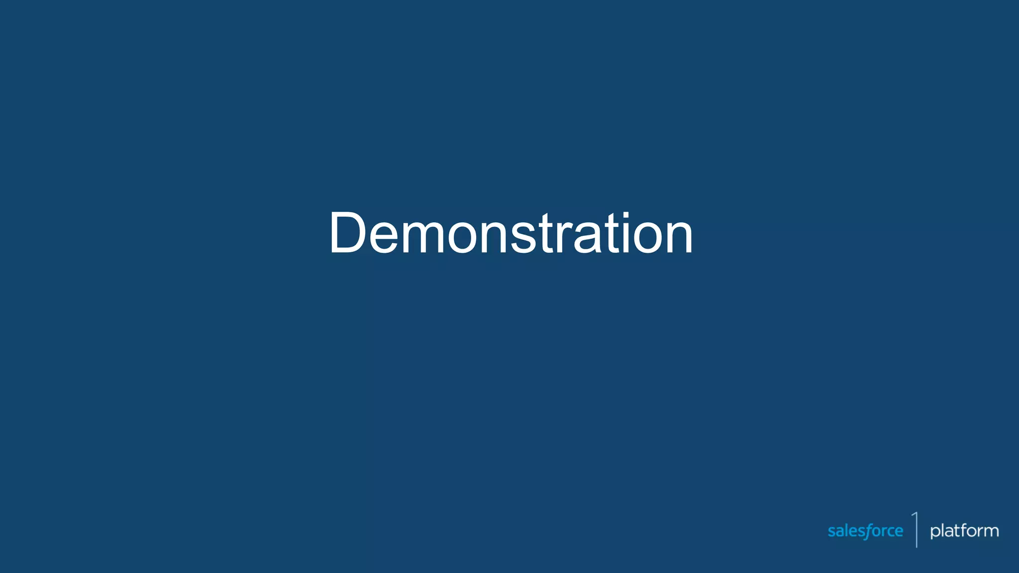 Demonstration
 