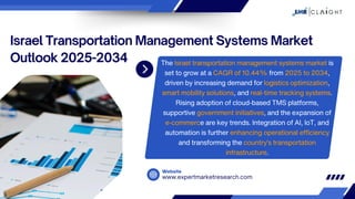 Israel Management System Israel Transportation Management Systems (TMS) Market Growth Forecast ...