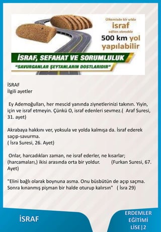 İsraf | PPTX