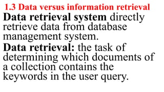 Information storage and retrieval system and | PPTX