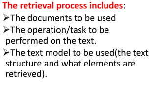 Information storage and retrieval system and | PPTX