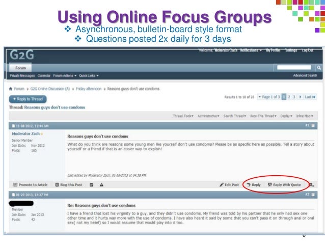Using online focus groups to tailor a text-message based 