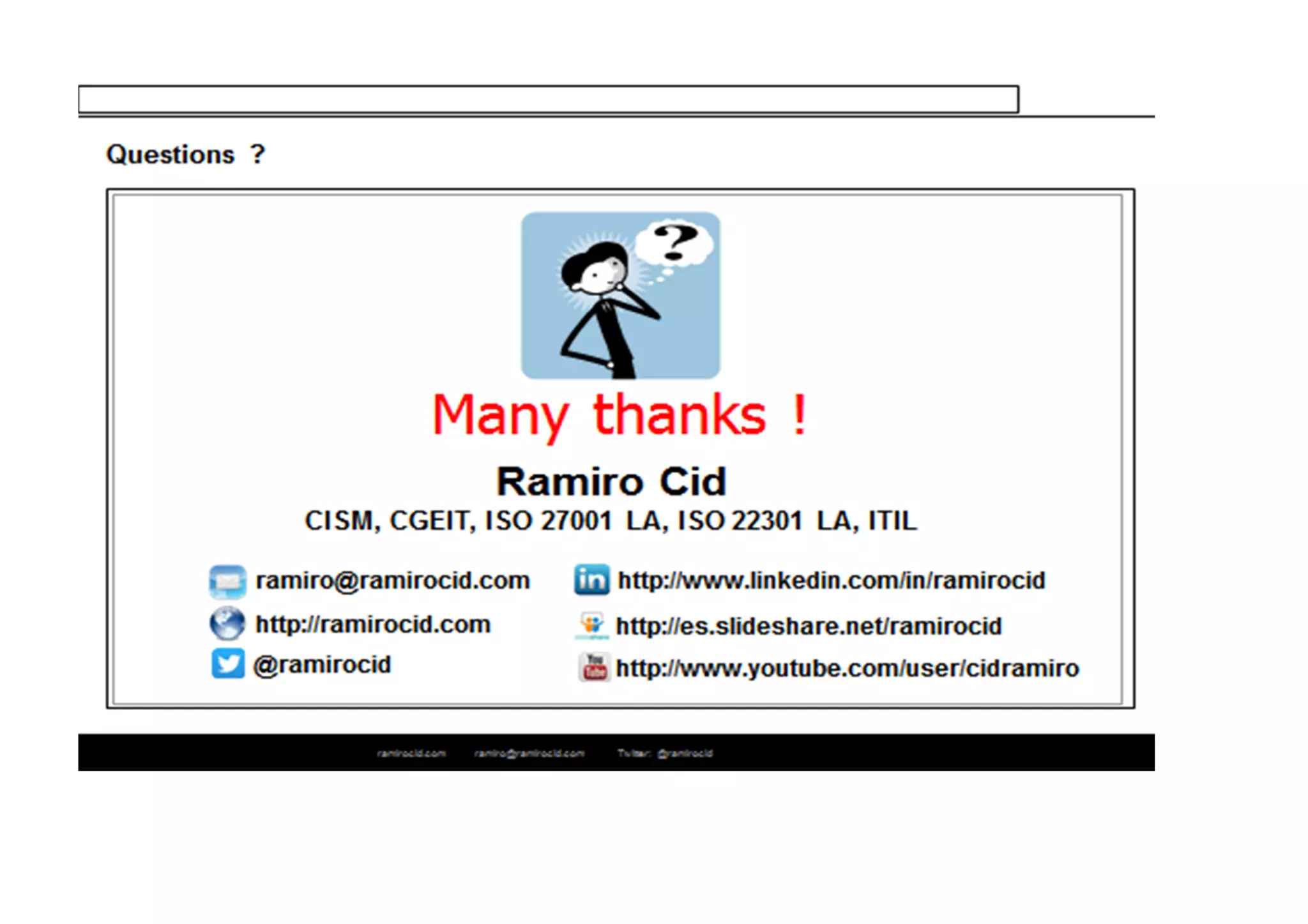 IS Risk Assessment example