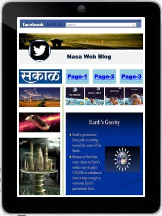 Isro Forbs Web App
Nasa Web Blog
Page-1 Page-2 Page-3
 