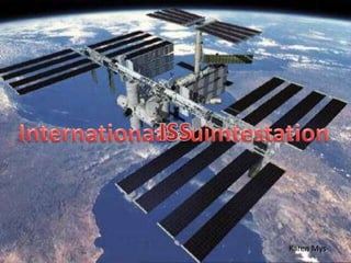ISS Internationaalruimtestation Karen Mys 