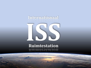 Internationaal ISS Ruimtestation 