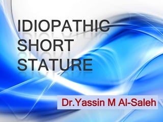 Dr.Yassin M Al-Saleh
 
