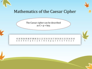 Caesar Math caeser chiper | PPTX