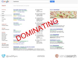 IN G
                  A T
               MIN
          DO

@LisaDMyers       #SMXISS
 