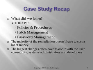 Penetration Testing as an auditing tool