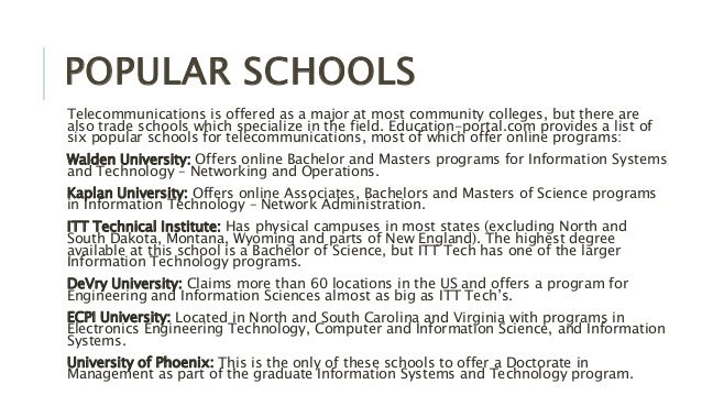 list of trade schools