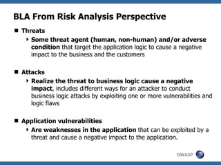 Security Exploit of Business Logic Flaws, Business Logic Attacks | PPT