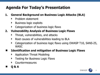 Security Exploit of Business Logic Flaws, Business Logic Attacks | PPT
