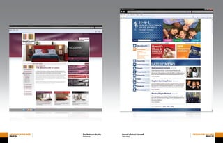 DESIGNFORTHEWEB
PAGE64
The Bedroom Studio
Web design
DESIGNFORTHEWEB
PAGE65
Howell’s School Llandaff
Web design
 