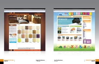 Web design
DESIGNFORTHEWEB
PAGE94
Supply Only Bedrooms DESIGNFORTHEWEB
PAGE95
Your Pets Warehouse
Web design
 