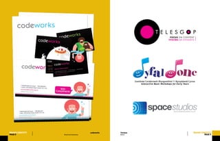 FOCUS ON CONTENT
FFOCWS AR GYNNWYS
Brand and stationery
BRAND/IDENTITY
PAGE8
codeworks BRAND/IDENTITY
PAGE9
Various
Brand
 