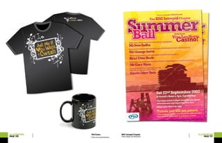 T-shirt and mug illustrations
ILLUSTRATION
PAGE100
Phil Evans ILLUSTRATION
PAGE101
BNI Intrepid Chapter
Poster design and illustration
 