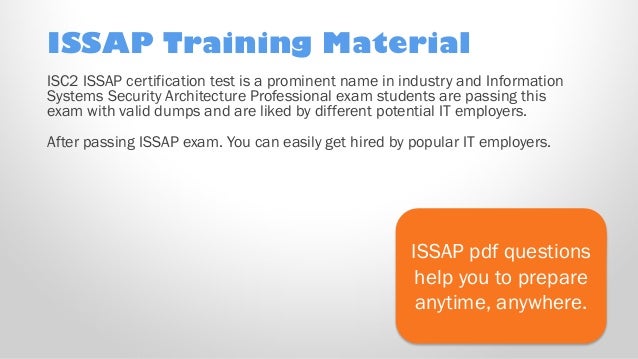 ISSAP exam new questions Purchase confirmed ISSAP Answers