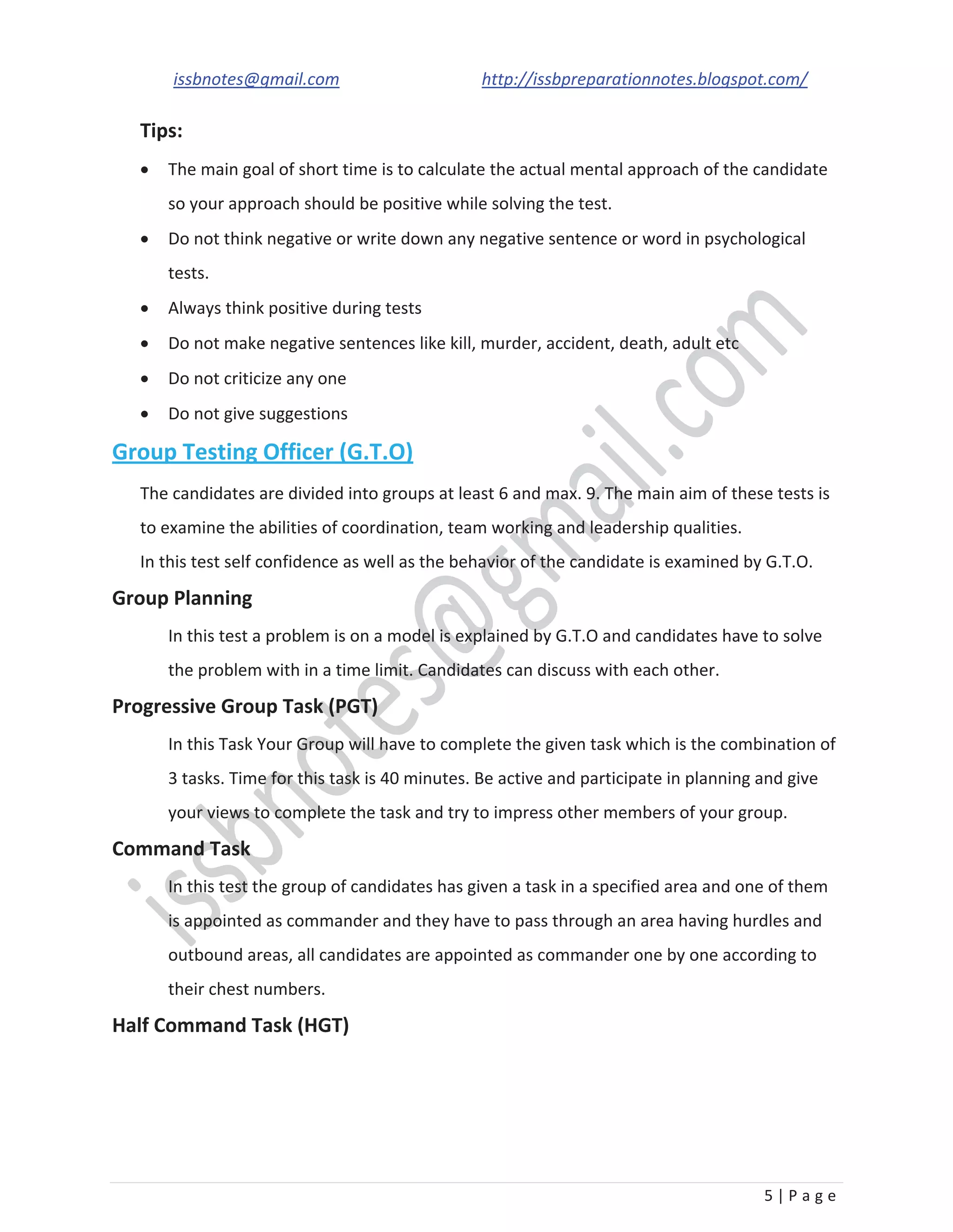 complete Issb test preparation book | PDF