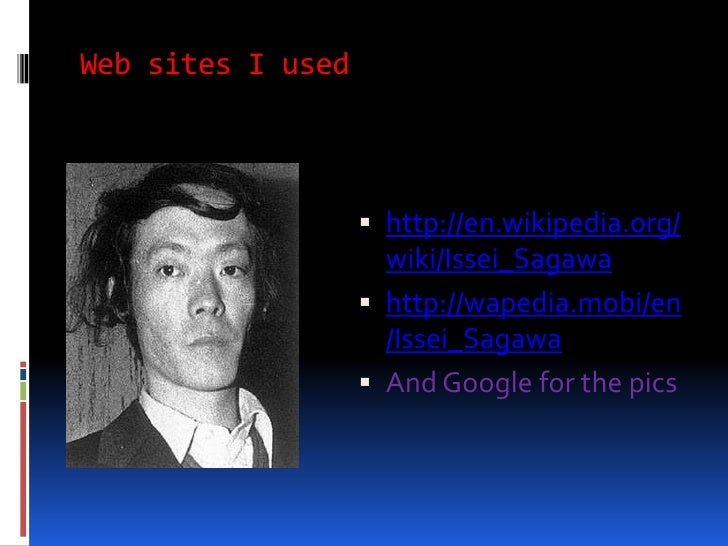 Issei sagawa age image