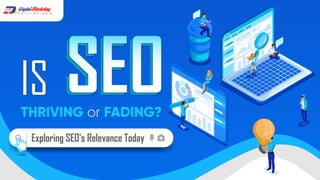 IS SEO
Exploring SEO's Relevance Today
THRIVING or FADING?
 