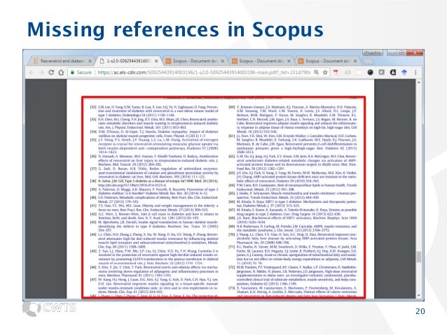 Accuracy of citation data in Web of Science and Scopus Accuracy of citation data in Web of Science and Scopus