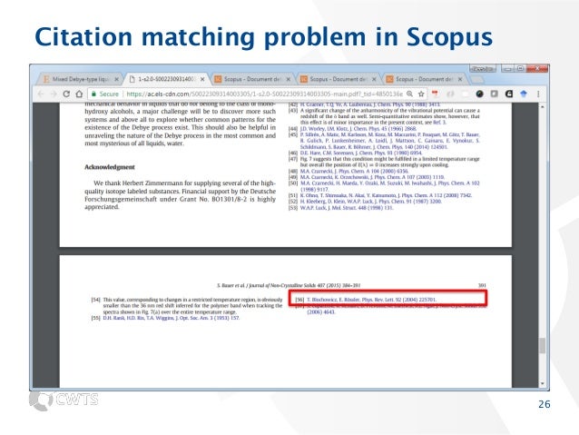 Accuracy of citation data in Web of Science and Scopus