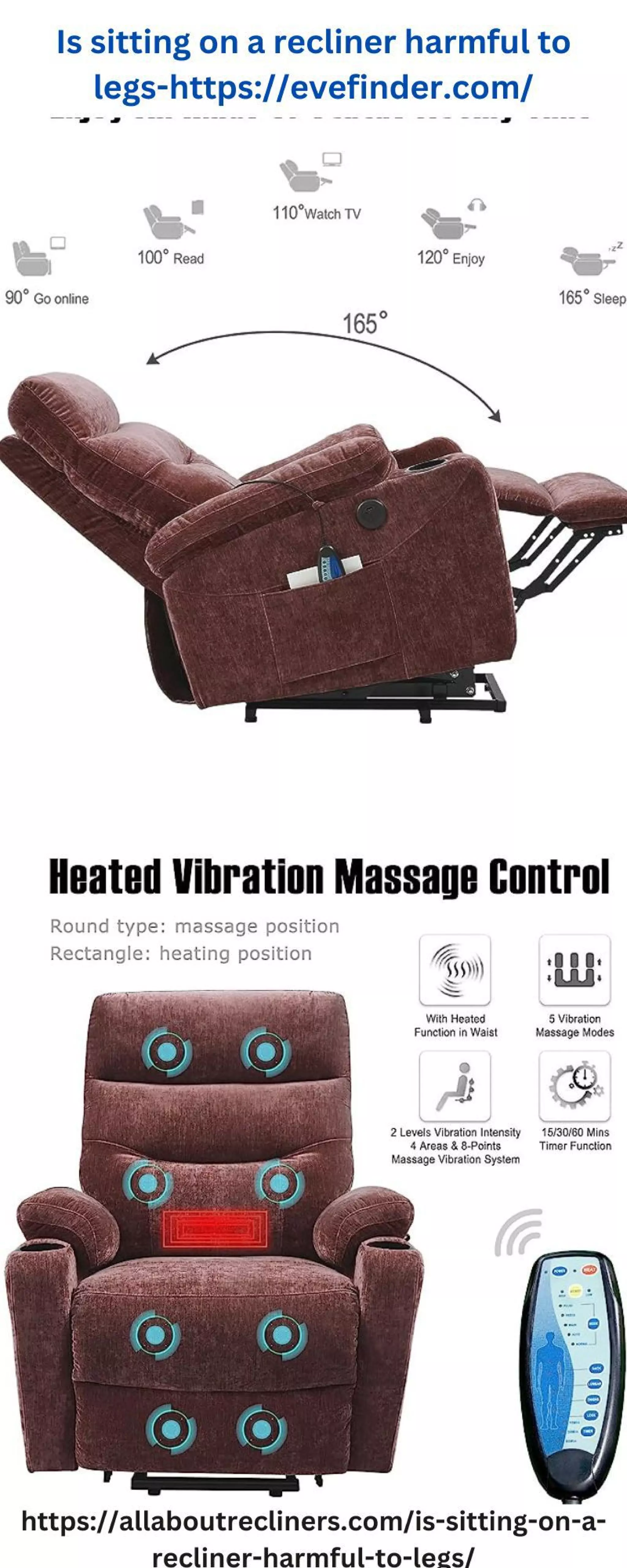 Is sitting on a recliner harmful to legs PDF